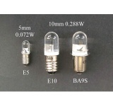   BA9S / E10 Base LED Bulbs