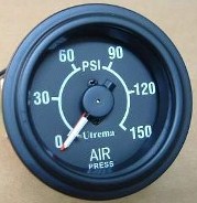 dual needle air pressure gauge