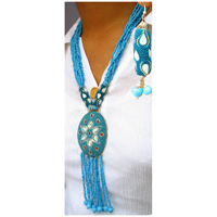 Firozii Necklace set with ear rings, code IJRNE005