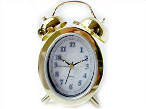 Metal alarm clock