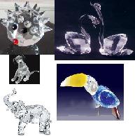 Crystal Animal Figurines