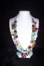 Spectrum coloured Beaded Necklace