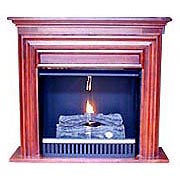 Wooden fireplace，Wooden Mantel