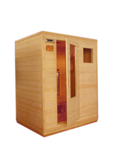Infrared sauna for 3 person