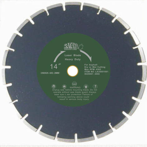 Silver brazed diamond blade for marble cutting