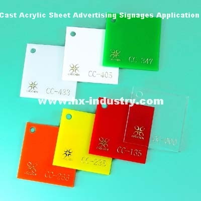 Cast Acrylic Sheet-Advertising Application