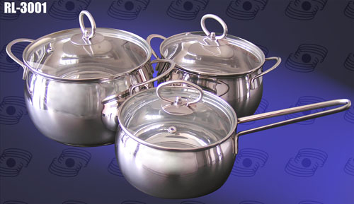 Stainless Steel Cookware 6 Set