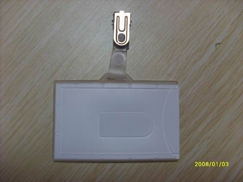 plastic injection badge holder