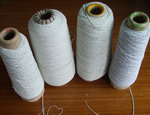 rubber yarn, elastic rubber line, lastex yarn, shirr