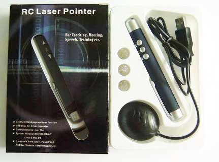 laser pointer with remote control