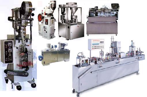 All kinds of Packaging Machines for Pharmaceutical, Food & Other industries