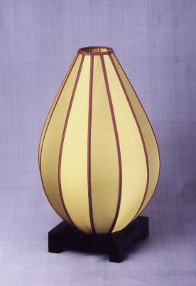 Table Lamp with silk shade