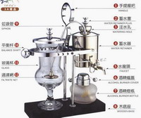 Royal balancing syphon coffee makers