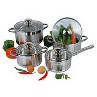 cookware and kitchenware series of stainless steel cooker series