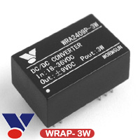 Wide Input(2:1), Isolated 3W Regulated DC/DC Converter