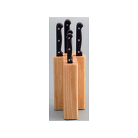 Knife set with block