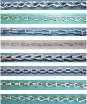 weldless chain, single jack chain, sash chain, double loop chain, plumbers chain - weldless chain