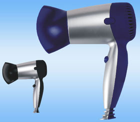 straight-handle electrical hairdryer