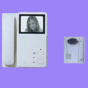 4" B/W VIDEO DOOR PHONE WITH METAL CAMERA UNIT (CMOS/CCD)