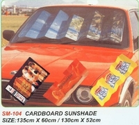 Cardboard Sunshade