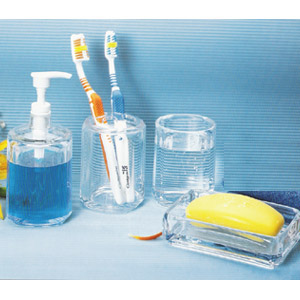 Acrylic Soap Holder, Toothbrush Holder, Liquid Soap Dispenser, Mug