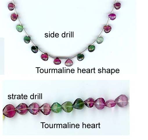 Tourmaline hearts