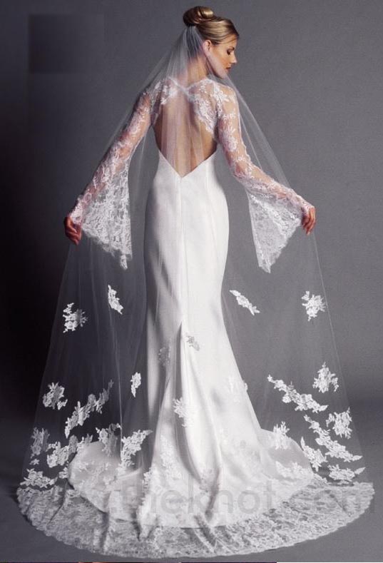 wedding dresses of transparent cloth