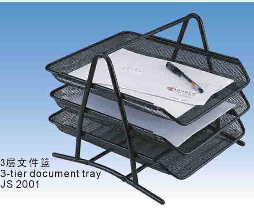 3 tier document tray