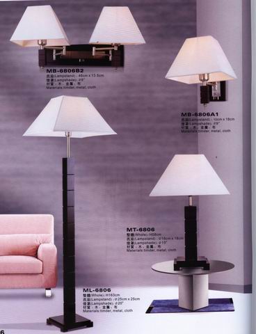 Floor lamp and wall lamp