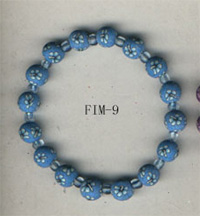 fimo clay beads bracelet