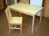 Wooden Table and Chair - WDT001