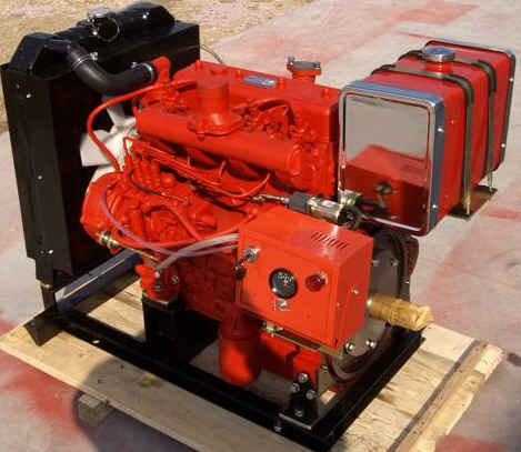 WATER COOLED, HIGH SPEED, DIRECT INJECTION DIESEL ENGINE