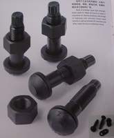 Sets of torshear type bolt nut and washer