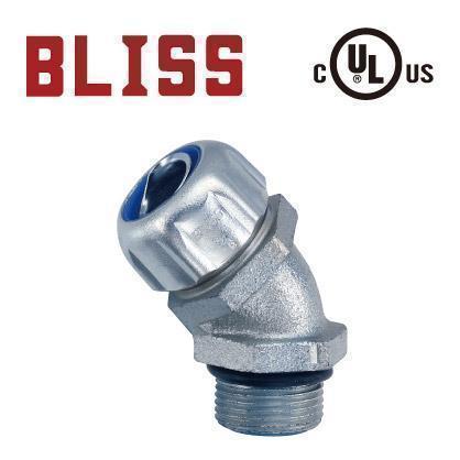 UL/cULus liquid tight 45° connector - metric thread: N2141