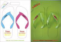 Custom personalized﻿﻿ logo﻿ EVA flip flops