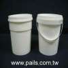 *1L Plastic Pail, Plastic buckets, Plastic Containers - PK1LB & PK1LA