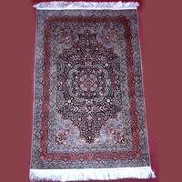 Hand-Woven Pure Silk Carpet