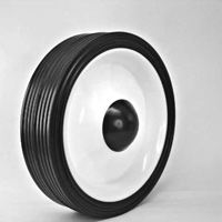 148mm Soft rubber wheels