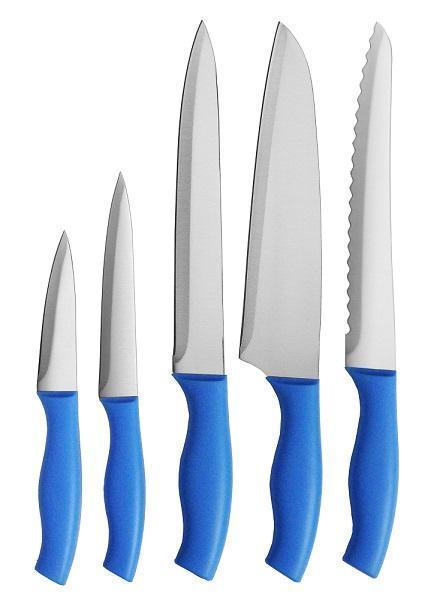 5-pc Kitchen Knife Set | Plastic Handle | Weight Added!!salesprice