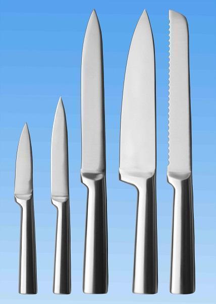 5-pc Kitchen Knife Set | All Stainless | Straight Handle!!salesprice