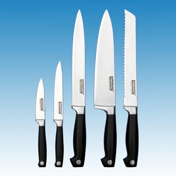 5-pc kitchen Knife set | Soft Grip Handle with Flat End!!salesprice