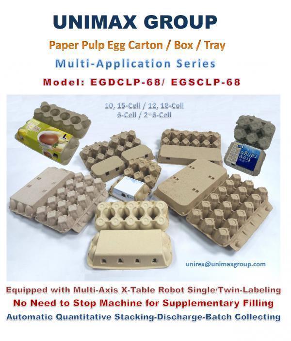 EGDCLP-68/EGSCLP-68 Paper Pulp Egg Carton Multi-Application Labeling Machine!!salesprice