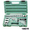 21PC 3/8 Inch Dr. Socket Wrench Set / 22PC 3/8 Inch Dr. Socket Set - 130021R / 130022B