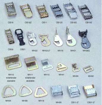   Overcenter and Cam Buckles and Metal Snap Hook