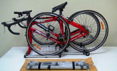 Folded Bike Transport Rack