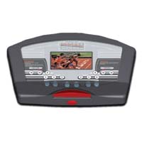 Treadmill console
