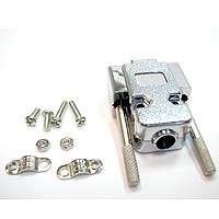D-SUB Plastic Cover (Hood) With Long Screw (Thumbscrew screw)