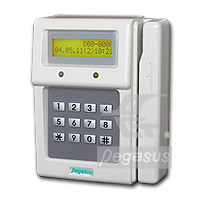 Magnetic stripe card time attendance recorder
