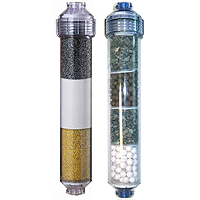 Clear Post in Line Filter Cartridge with Multi-medias