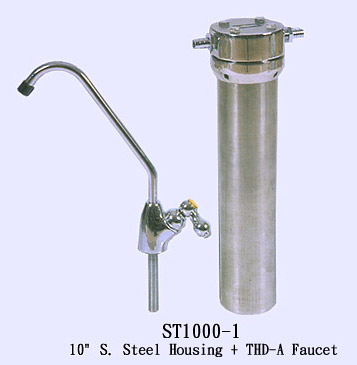10" S. Steel Housing + THD-A Faucet